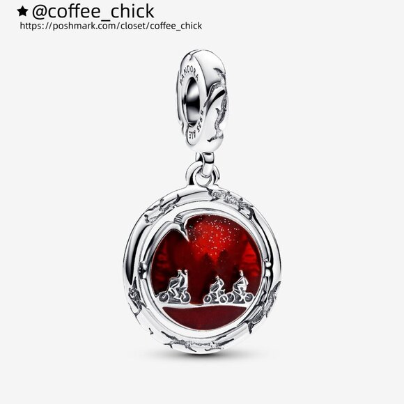 Pandora Stranger Things Glow-in-the-dark Upside Down Dangle Charm - Picture 1 of 5